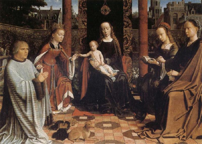 Gerard David The Mystic Marriage of St Catherine Spain oil painting art